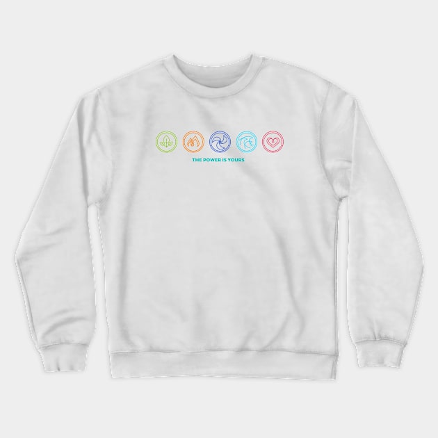 The Power is Yours (Color) Crewneck Sweatshirt by CaptainPlanet